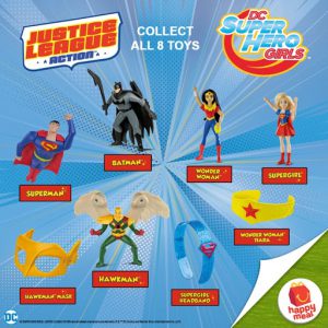 McDonalds DC Girls Justice League Happy Meal