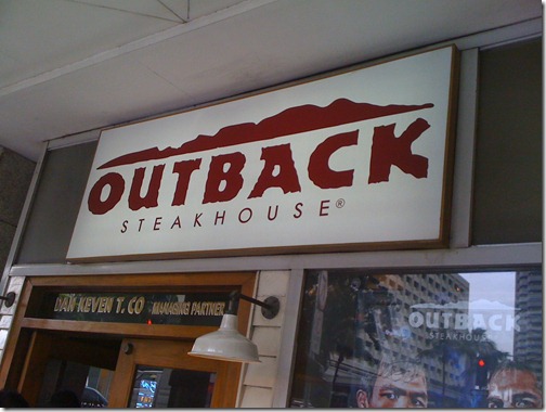 Photo of Great Lunch at Outback!