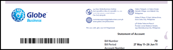 Globe Bill