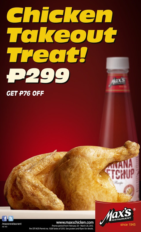 Photo of Take Home a Whole Max’s Fried Chicken for only P299!