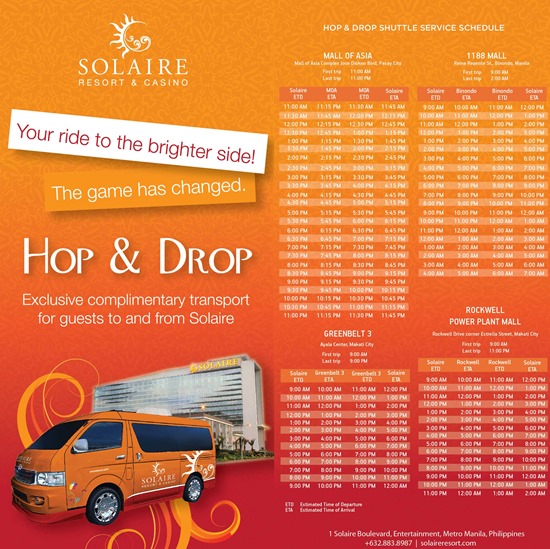 Photo of Free Shuttle Services from Solaire Resort and Casino